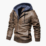 Men's hooded Jacke with multiple pockets