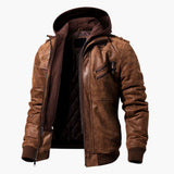 Men's hooded Jacke with multiple pockets