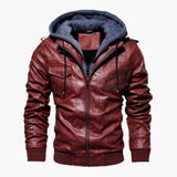 Men's hooded Jacke with multiple pockets