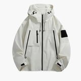 Men's Jacke with hood and multiple pockets
