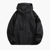 Men's Jacke with hood and multiple pockets