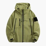 Men's Jacke with hood and multiple pockets