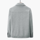Men's Jacke with pointed collar and flap pockets