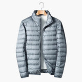 Men's Jacke with stand-up collar and zip closure