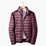 Men's Jacke with stand-up collar and zip closure