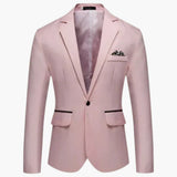 Men's Jacke with notched lapel and flap pockets