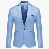 Men's Jacke with notched lapel and flap pockets