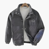 Men's Jacke with ribbed surface and inner lining