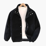 Men's quilted Jacke with snap buttons