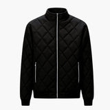 Men's quilted Jacke with stand-up collar