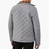 Men's quilted Jacke with snap button closure