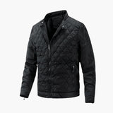 Men's quilted Jacke with zipper closure