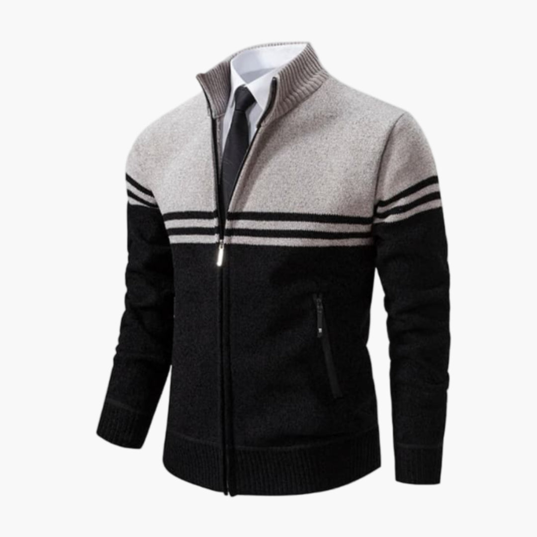 Men's zip-up Jacke with long sleeves