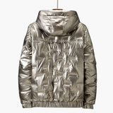 Men's Jacke with hood and zipper closure