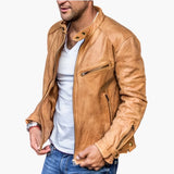 Men's Jacke with stand-up collar
