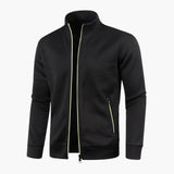 Men's zip-up Jacke with stand-up collar and pockets