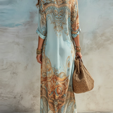 Lily -  Maxi-Hemdblusenkleid