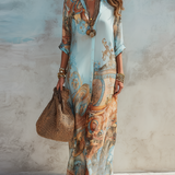 Lily -  Maxi-Hemdblusenkleid