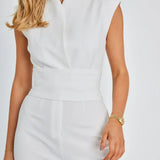Sculpted Muse Tailored Jumpsuit