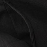 Draped Wrap Straight-Leg Trousers