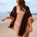 Black Solstice Shores Crochet Überwurf