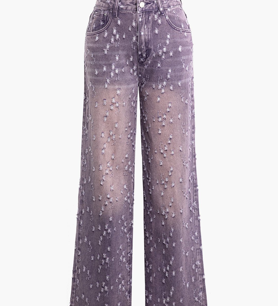 Nova Threaded Straight-Leg Jeans