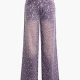 Nova Threaded Straight-Leg Jeans