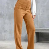 Harbour Street Wide-Leg Button Hose