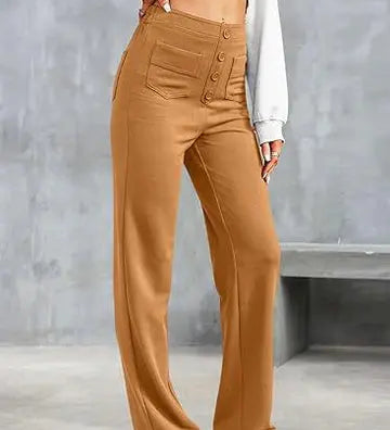 Harbour Street Wide-Leg Button Hose