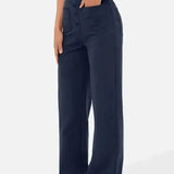 Harbour Street Wide-Leg Button Hose
