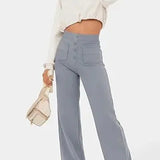 Harbour Street Wide-Leg Button Hose