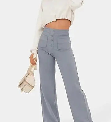 Harbour Street Wide-Leg Button Hose