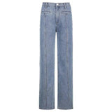 Hylda High-Waisted Seam Detail Jeans