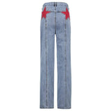 Hylda High-Waisted Seam Detail Jeans