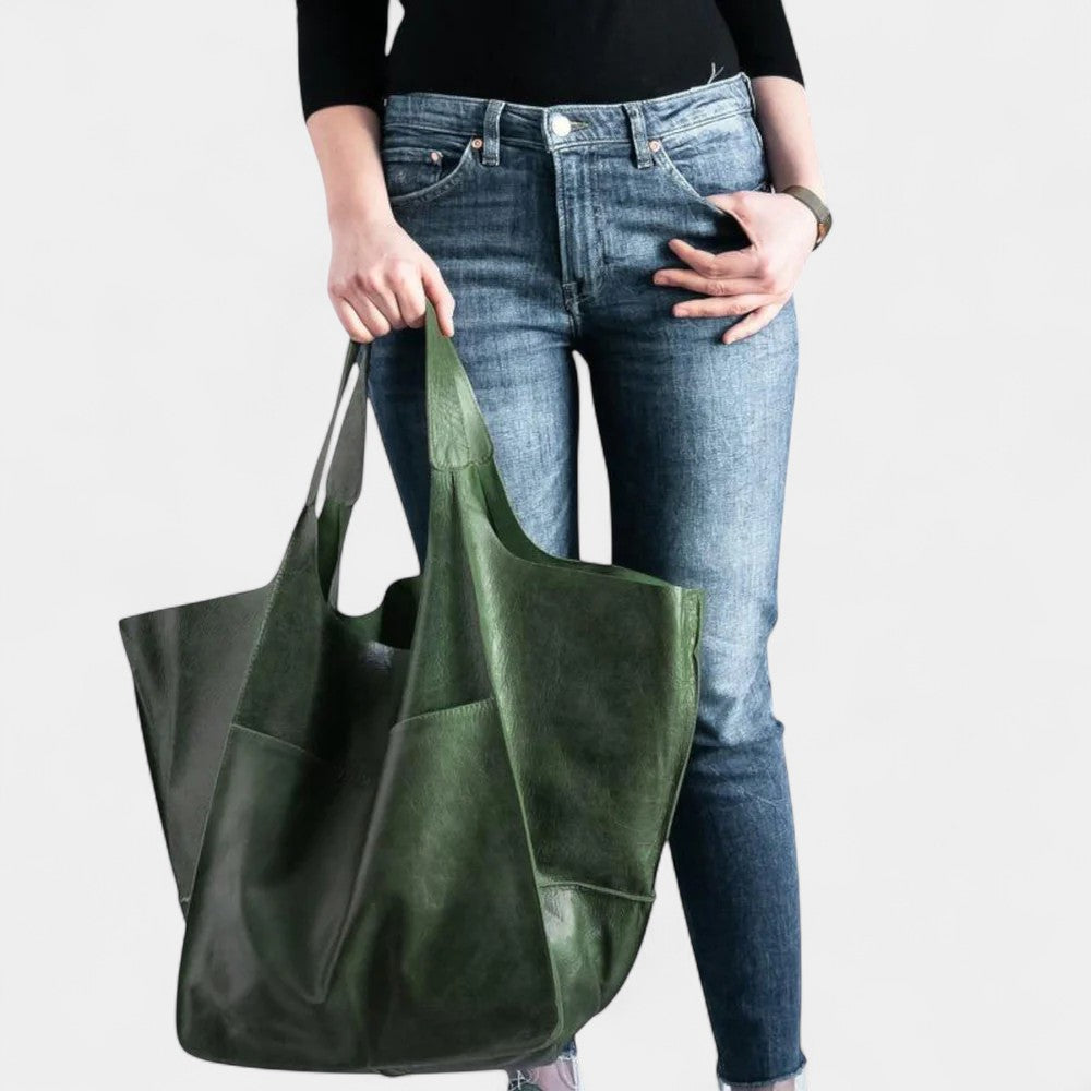 BAHA LEATHER TOTE BAG